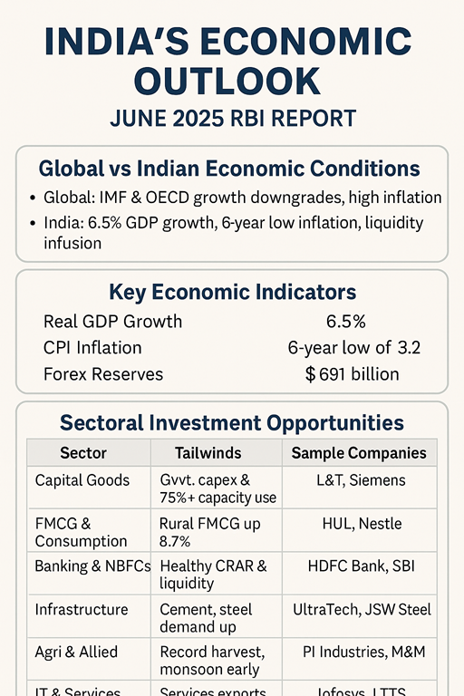 RBI June 2025 Economic Report: Key Insights and Investment Opportunities for Indian Investors